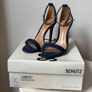 Schutz denim cadey lee sandal
